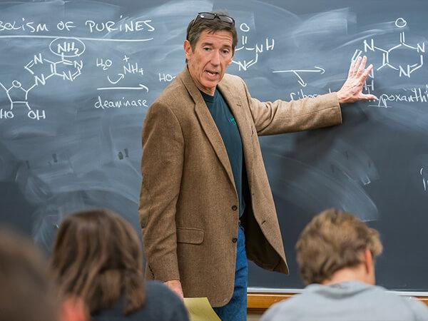 Professor Ernie Nolen teaches Metabolic Chemistry