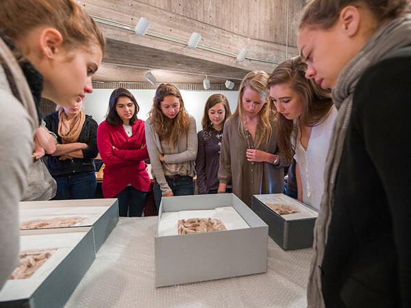 Students conduct original research on a group of ancient Egyptian figural reliefs from the Picker Art Gallery collection