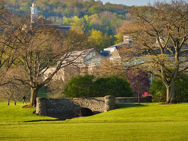 Scenic view of the Colgate University campus