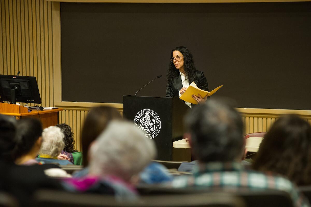 Visiting lecturer Teresa Delgado speaks on feminism and womanist religious thought
