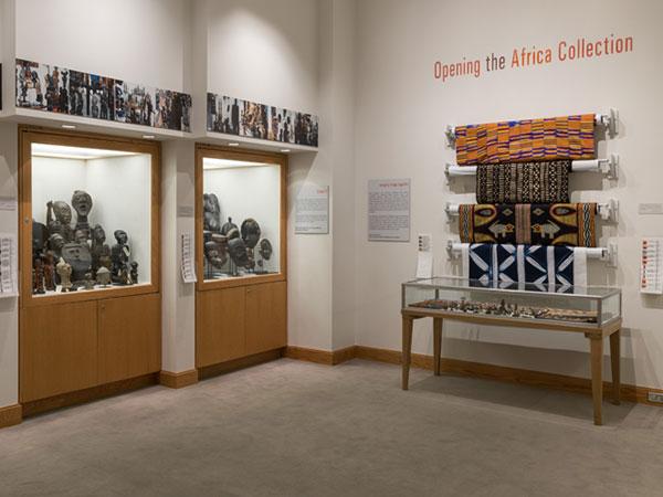 Exhibition at the Longyear Museum of Anthropology.
