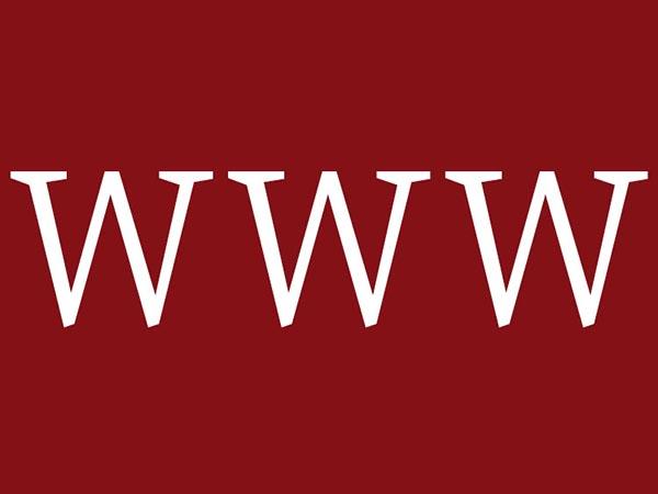 Graphic that reads ‘www’
