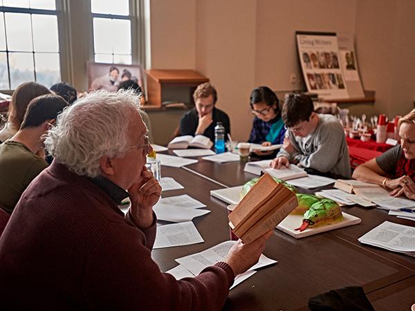 A marathon reading of Milton's epic poem "Paradise Lost"