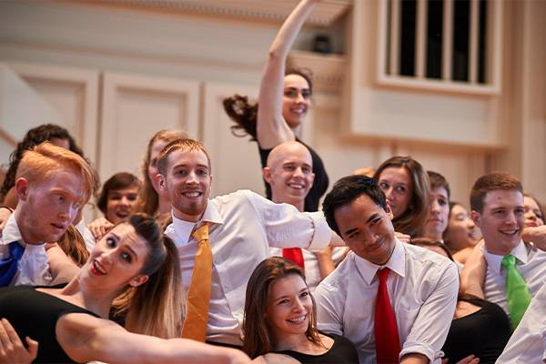 Student dance group at Dance Fest