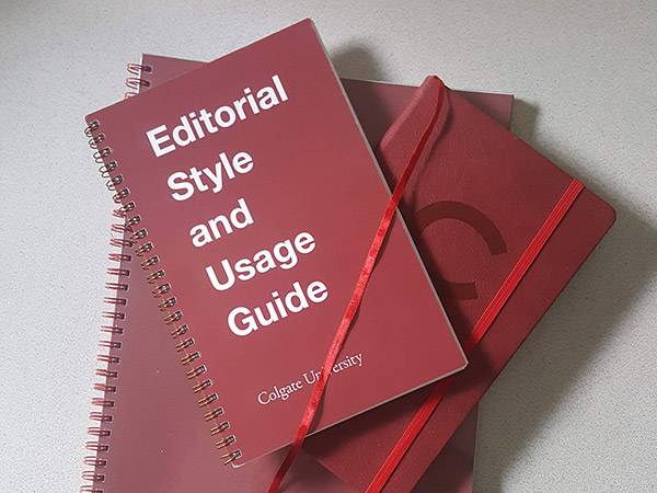 Cover of Colgate Editorial Style and Usage Guide