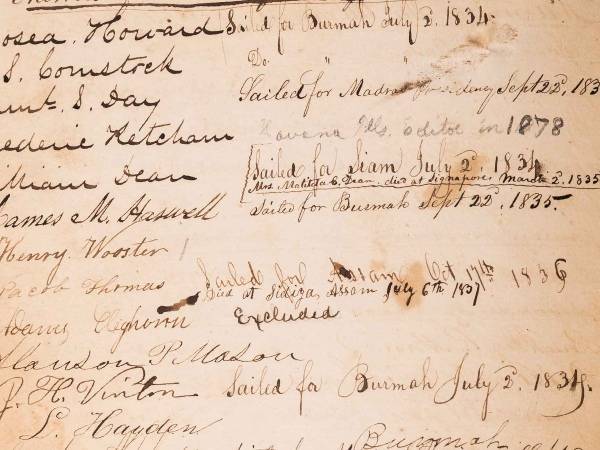 Handwritten archival document