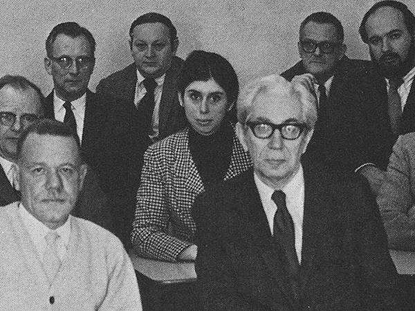 1970 members of the Colgate English Department