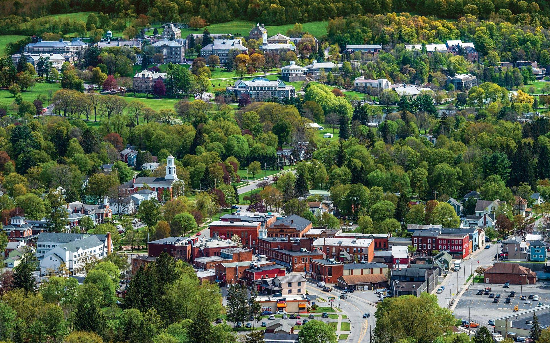 A picture of Hamilton, New York.