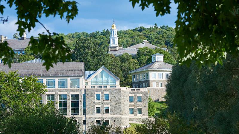 Scenic photo of Colgate campus with Chapel
