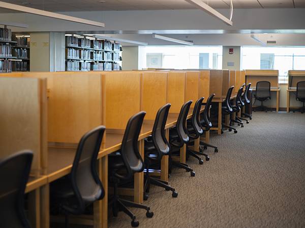 library study carrels
