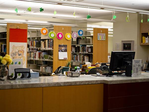 library circulation desk