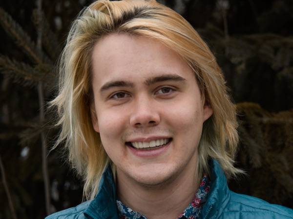 A picture of Jacob outside.