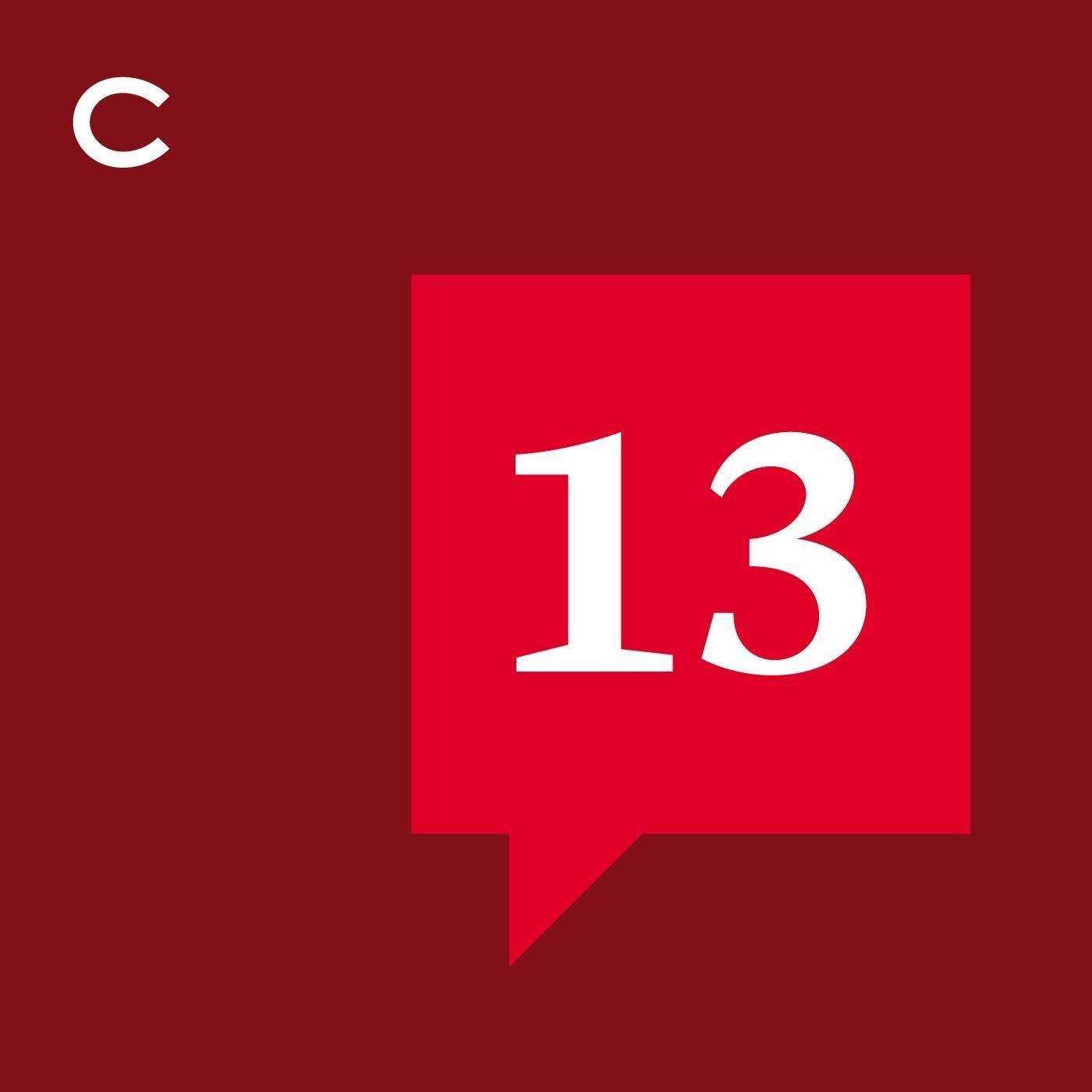 Logo for Colgate's 13 Podcast