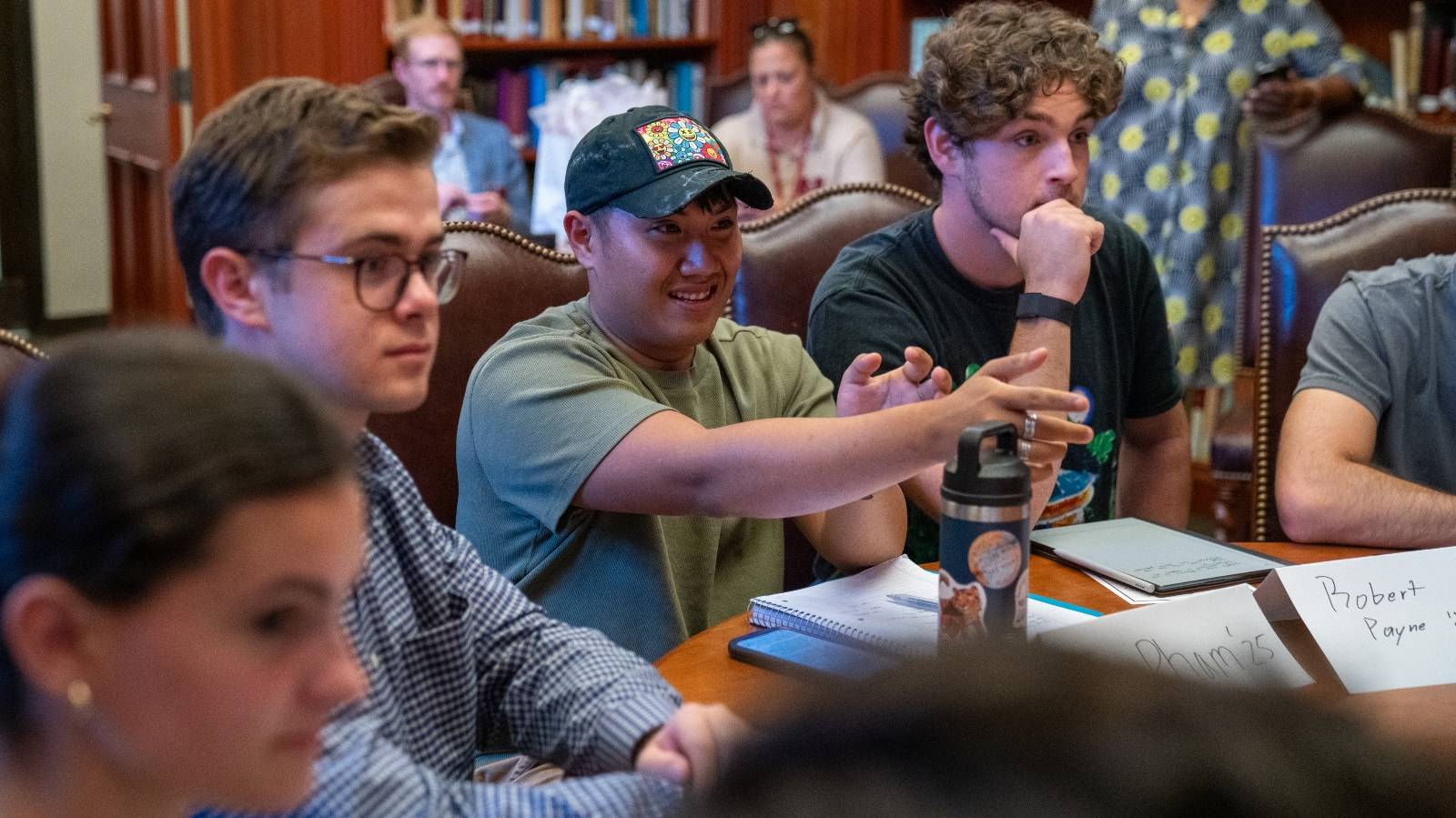 Lampert Scholars Brazile Steele visit