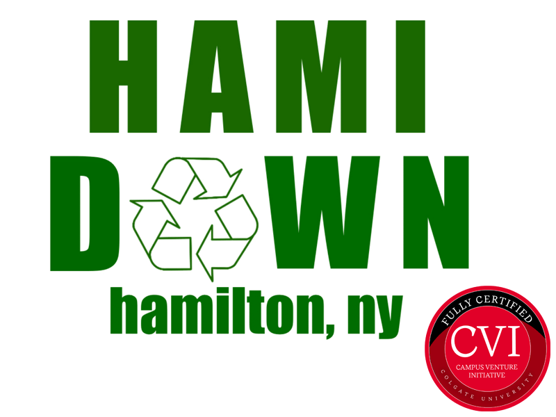 The Hami-Down logo in green with a recycle symbol