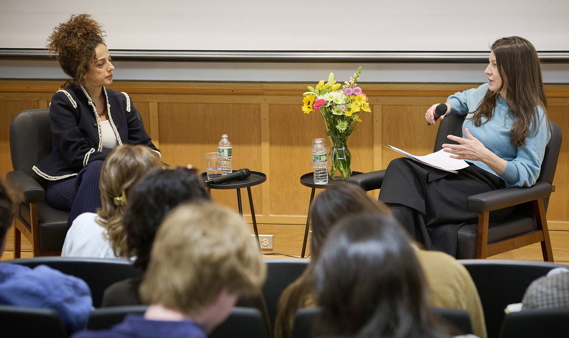 Alinejad and Guile in conversation