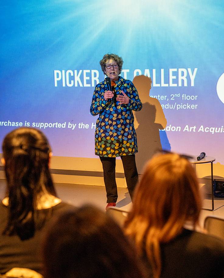 Liz Lasdon addresses Art Tank