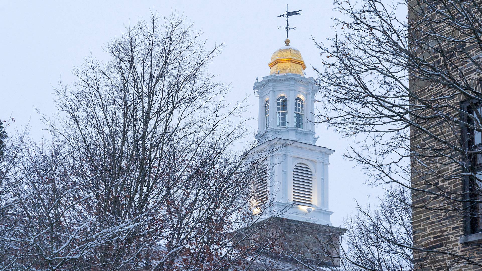 Chapel in winter