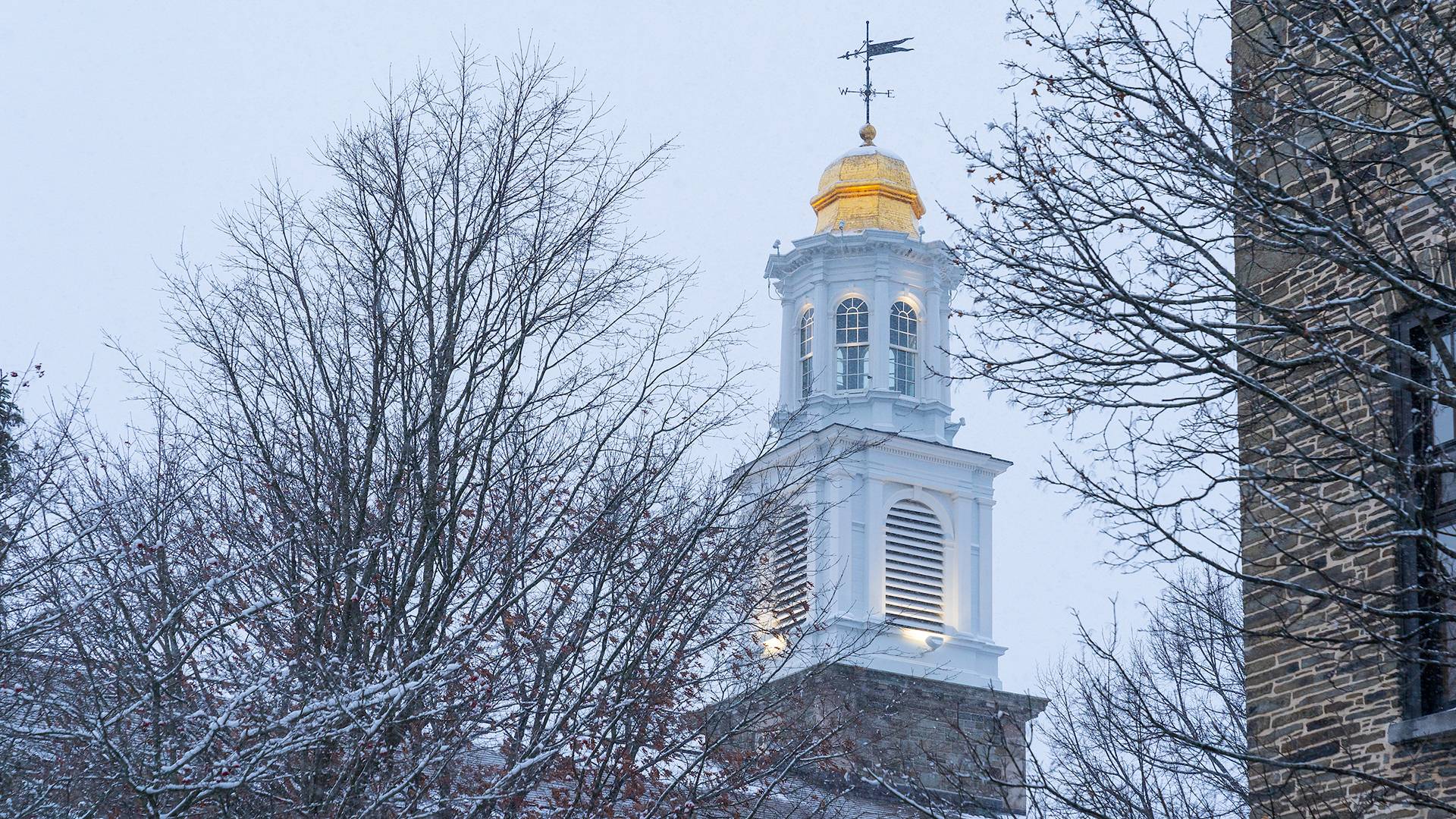 Chapel in winter