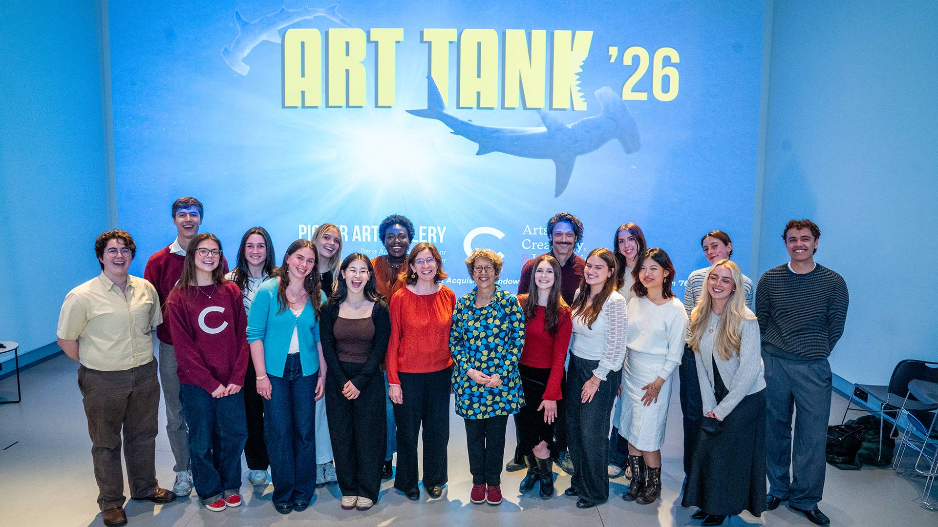 Students and faculty from ARTH/MUSE 254