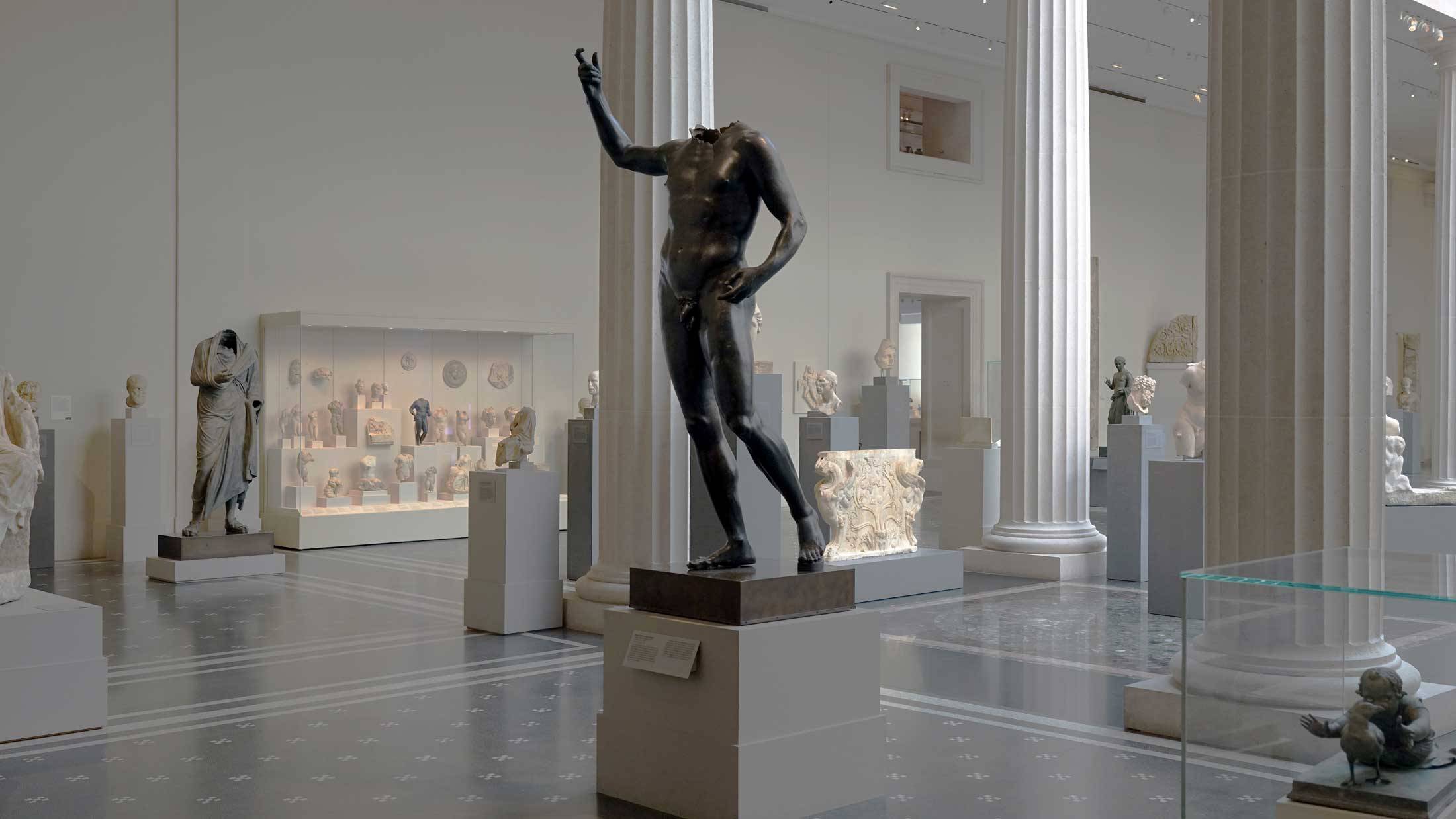 Statue in museum