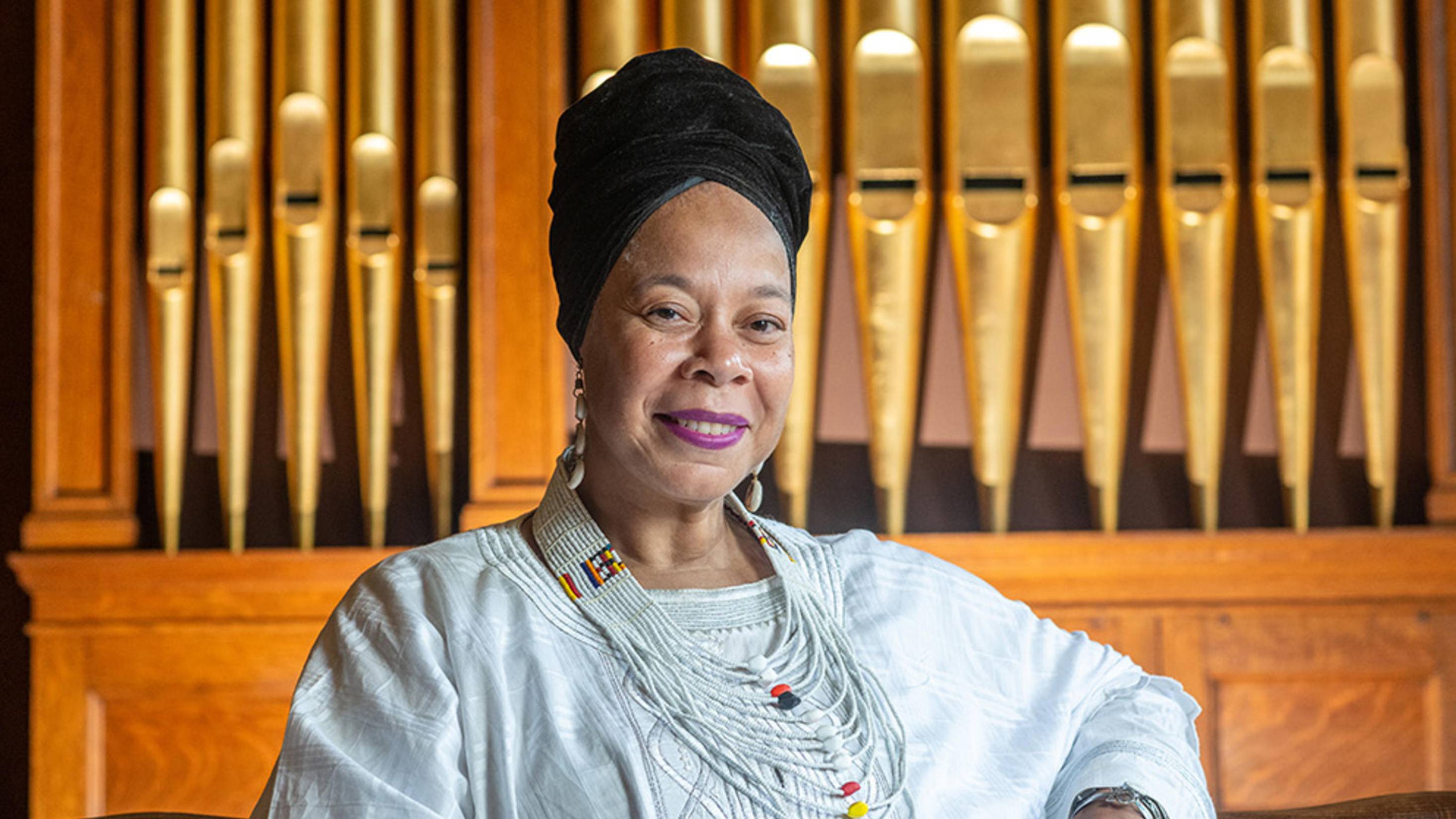Portrait of Tracey Hucks '87, MA'90