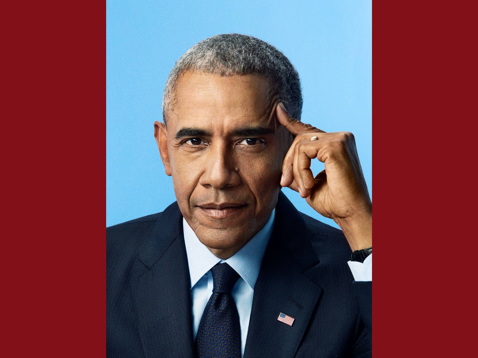 Portrait of Barack Obama